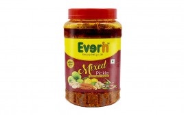 Everin Mixed Pickle   Plastic Jar  1 kilogram